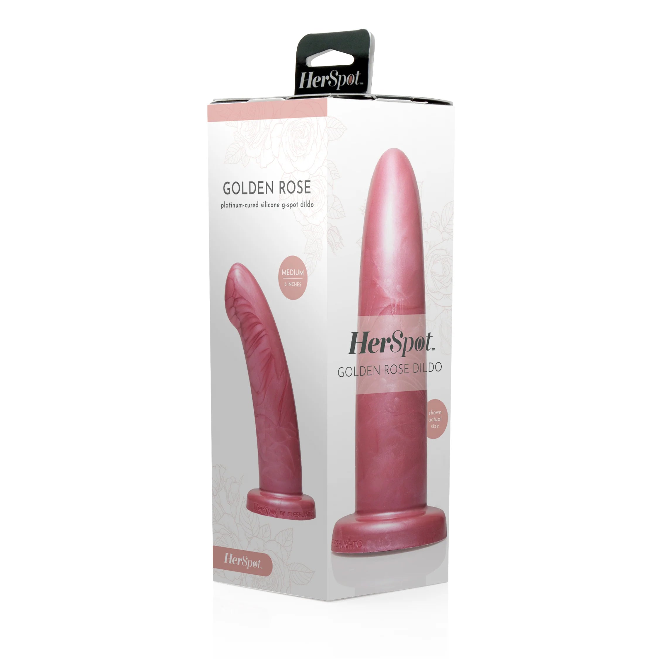 Fleshlight Golden Rose Vaginal and Anal Pleasure Dildo Realistic Dildos
