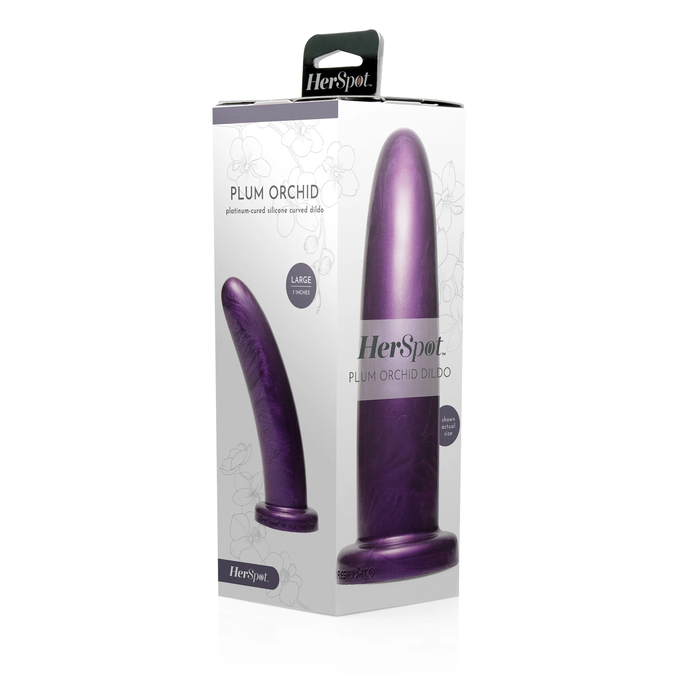 Fleshlight Plum Orchid Realistic Silicone Dildo Realistic Dildos