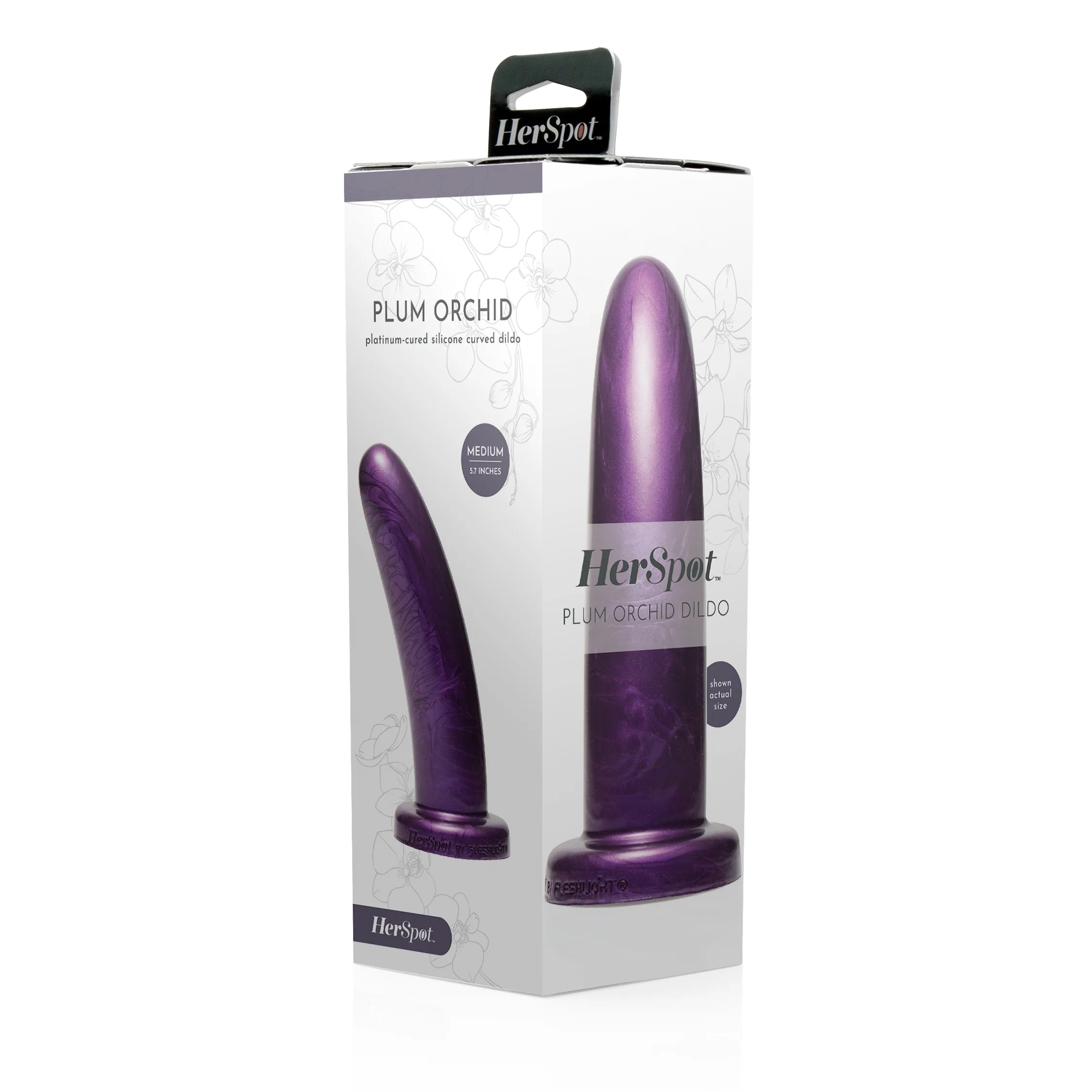 Fleshlight Plum Orchid Realistic Silicone Dildo Realistic Dildos