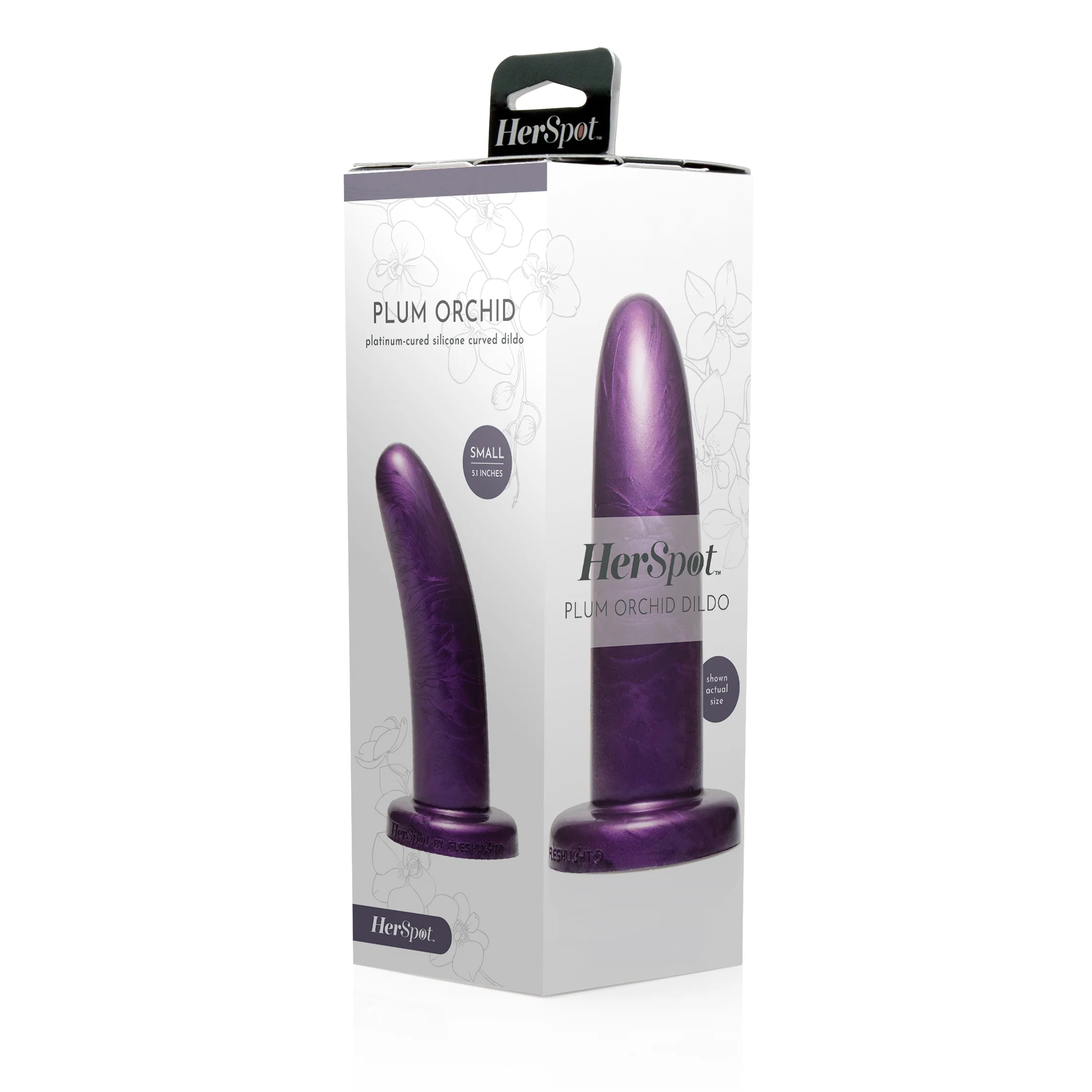 Fleshlight Plum Orchid Realistic Silicone Dildo Realistic Dildos