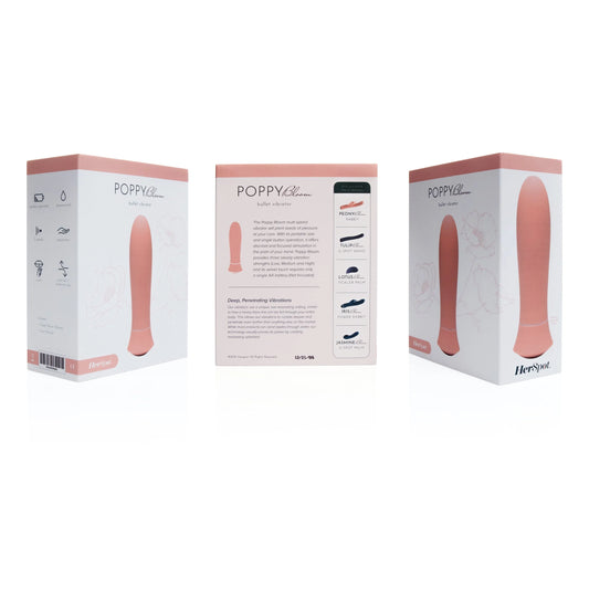 Fleshlight Herspot Poppy Bloom Multi Functions Bullet Vibrator - Bullet Vibrators
