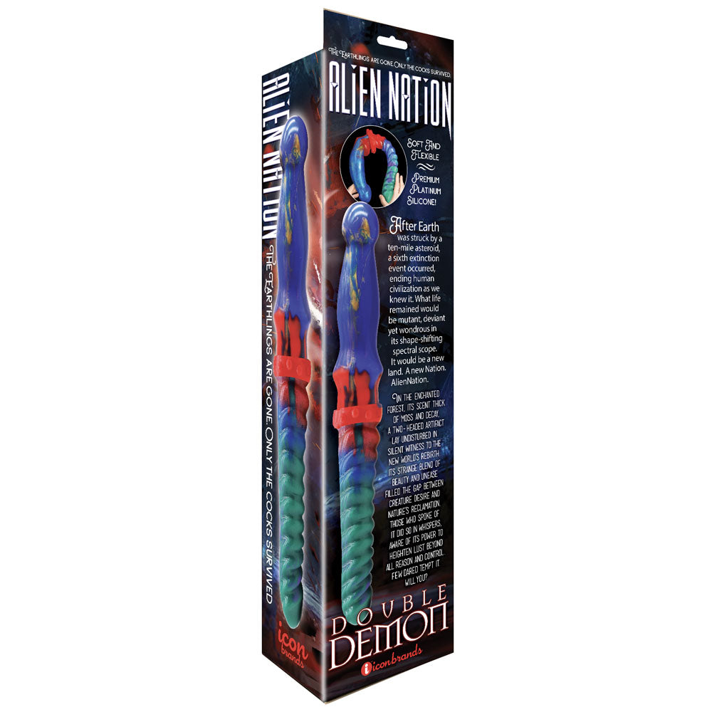 Icon Brands Alien Nation Double Demon Fantasy Double Dildo Non-Realistic Dildos