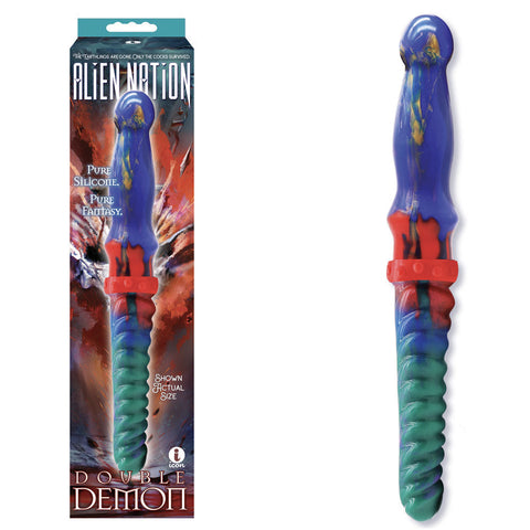 Icon Brands Alien Nation Double Demon Fantasy Double Dildo - Non-Realistic Dildos