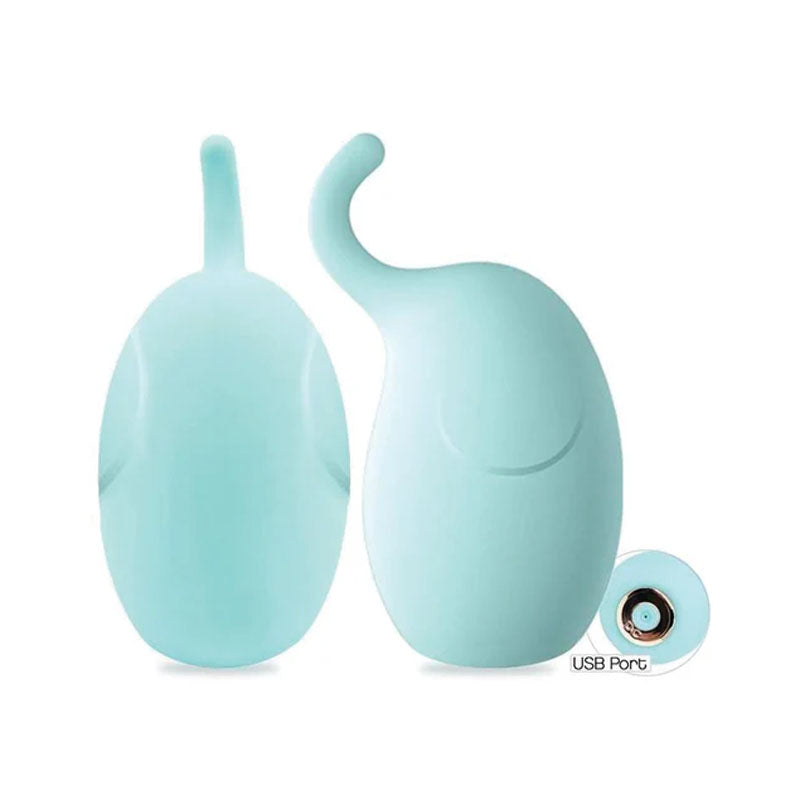 Icon Brands Buzzy Buddy Hunk With A Trunk Clitoral Vibe Aqua Clit Ticklers and Pulsators