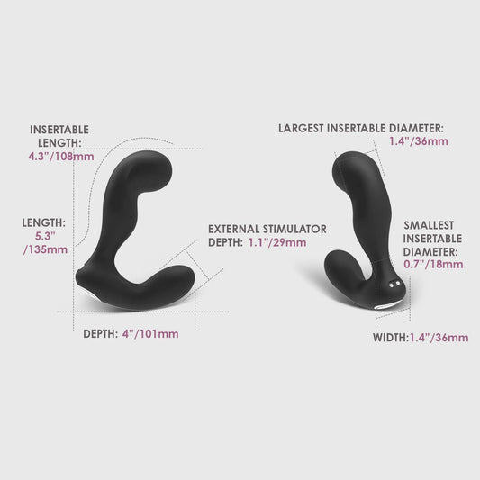 Svakom Iker App Controlled Vibrating Prostate Massager {% if variant != 'Default Title' and variant != blank %} {% endif %} Luxury Sex Toys