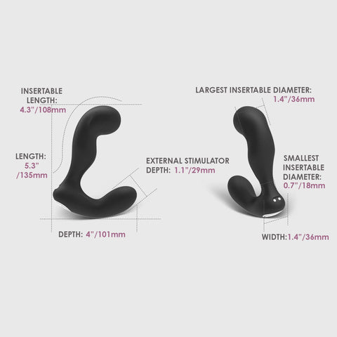 Svakom Iker App Controlled Vibrating Prostate Massager - Luxury Sex Toys