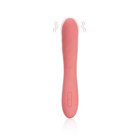 Svakom Ava Neo Interactive Thrusting G Spot Vibrator Peach - G-Spot Vibrators