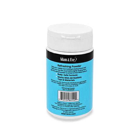 Adam & Eve REFRESHING POWDER for Realistic Toys 60 ml - Adult Toy Cleaner