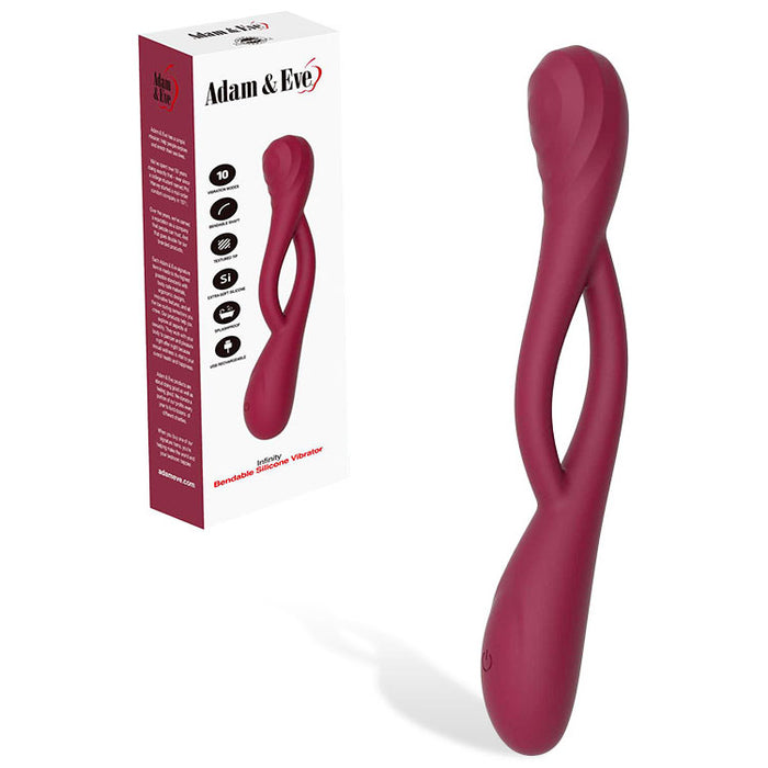 Adam & Eve INFINITY USB Rechargeable Bendable Vibrator G-Spot Vibrators