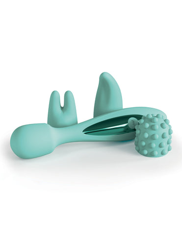 JimmyJane Canna Vibrating Body Wand Massager Teal - Body Wands