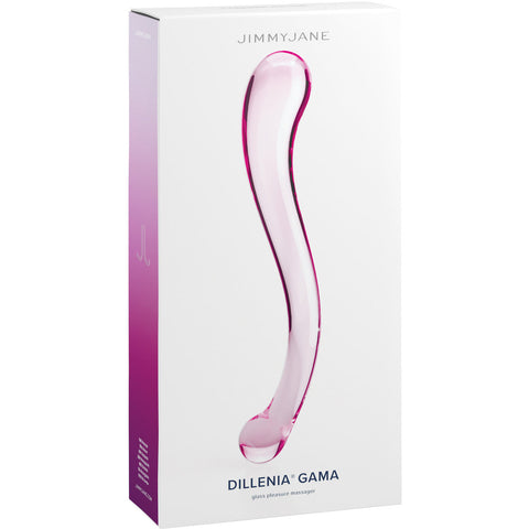 JimmyJane Dillenia Gama Curved Glass G-Spot Dildo - Realistic Dildos