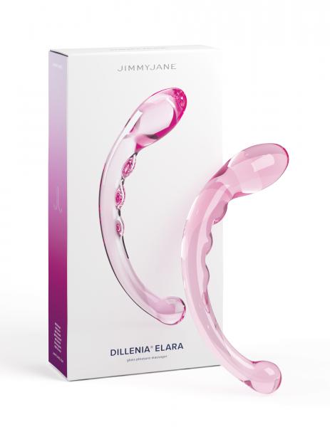 JimmyJane Dillenia Elara G-Spot Glass Dildo Realistic Dildos