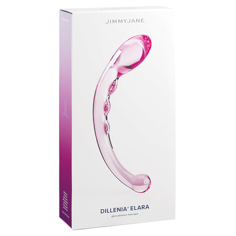 JimmyJane Dillenia Elara G-Spot Glass Dildo - Realistic Dildos