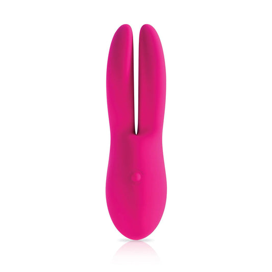 JimmyJane Ascend 2 Rechargeable Dual Tip Clitoral Vibrator Pink Clit Ticklers and Pulsators