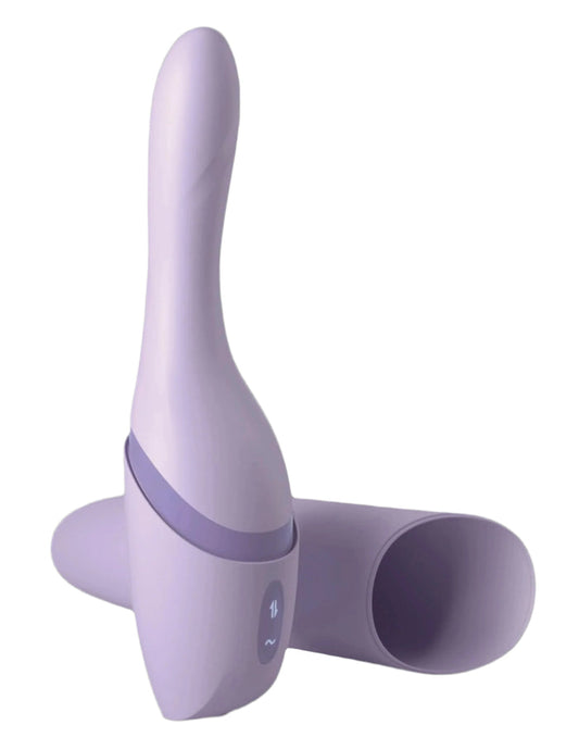 JimmyJane Hello Bang Warming & Thrusting Vibrator Purple G-spot Vibrators