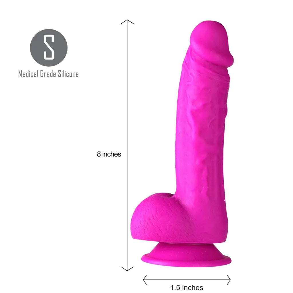 Maia Josi Super Strong Suction Base Realistic Dong Purple 20.3cm Realistic Dildos