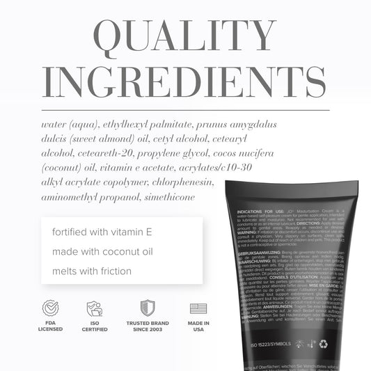 System Jo Masturbation Cream Fragrance Free Body 120ml - Bath and Intimate Fragrances