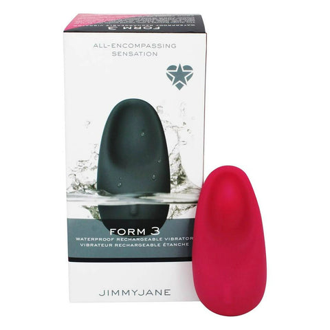 JimmyJane Form 3 Waterproof Rechargeable Vibrator - Clit Ticklers and Pulsators