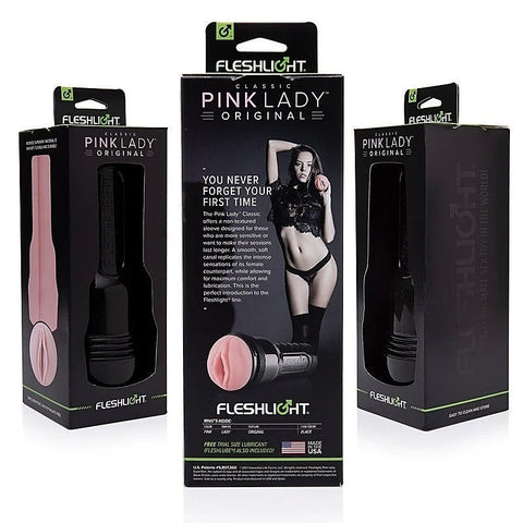 Fleshlight Pink Lady Original Masturbator and Lubricant Value Pack - Masturbators and Strokers