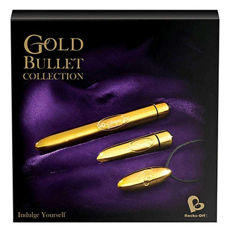 Premium Gold Bullet Collection by Rocks Off - Sex Kits