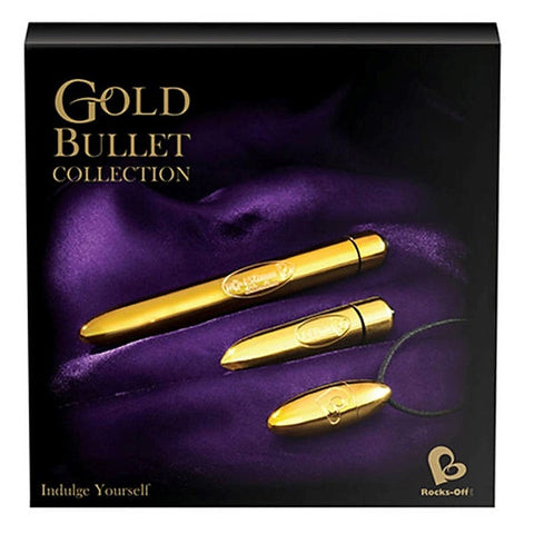 Premium Gold Bullet Collection by Rocks Off - Sex Kits