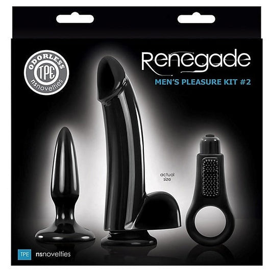 Renegade Mens Pleasure Kit No.2 Black - Sex Kits