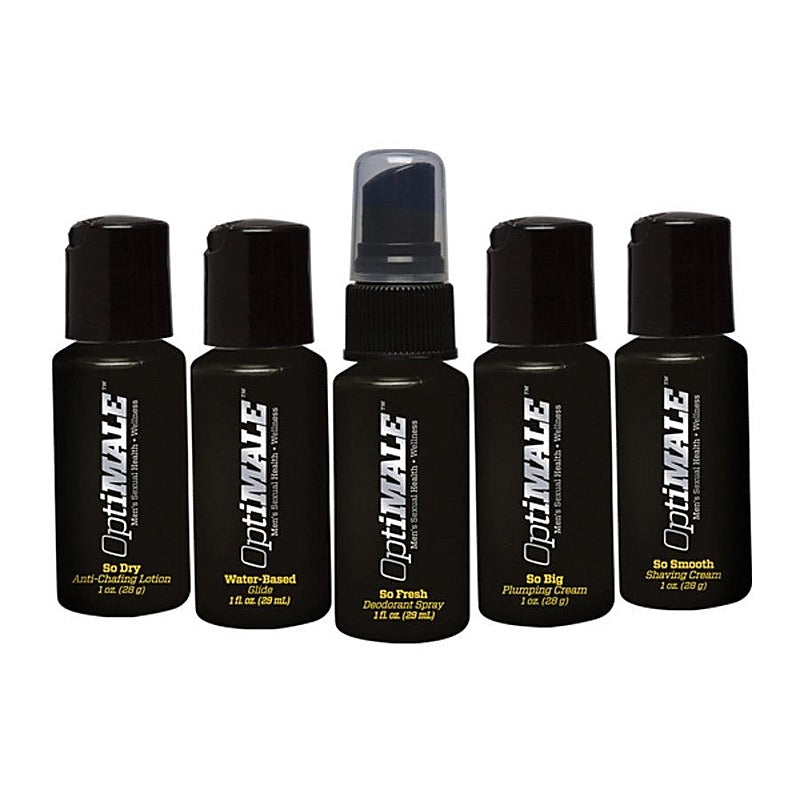 OptiMALE Travel Essentials for Men - Delay and Excite Sprays