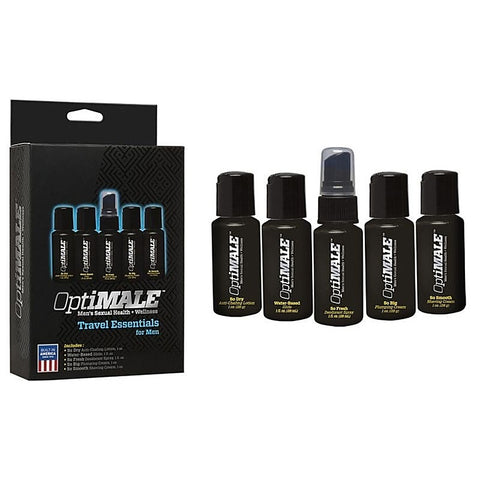 OptiMALE Travel Essentials for Men - Delay and Excite Sprays