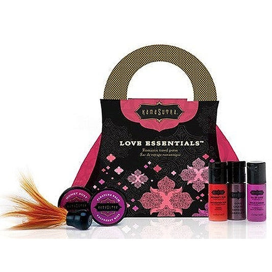 Kama Sutra Love Essentials Romantic Travel Purse, Raspberry