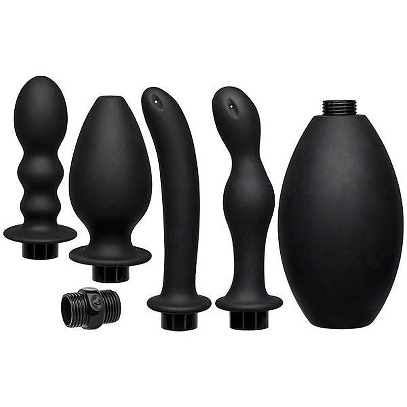 Kink Flow Full Flush Silicone Anal Douche by Doc Johnson - Sex Kits