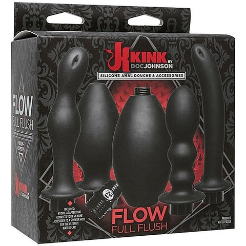Kink Flow Full Flush Silicone Anal Douche by Doc Johnson - Sex Kits
