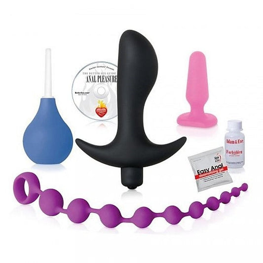 Adam & Eve Silicone Couple's Backdoor Pleasure Kit - Sex Kits