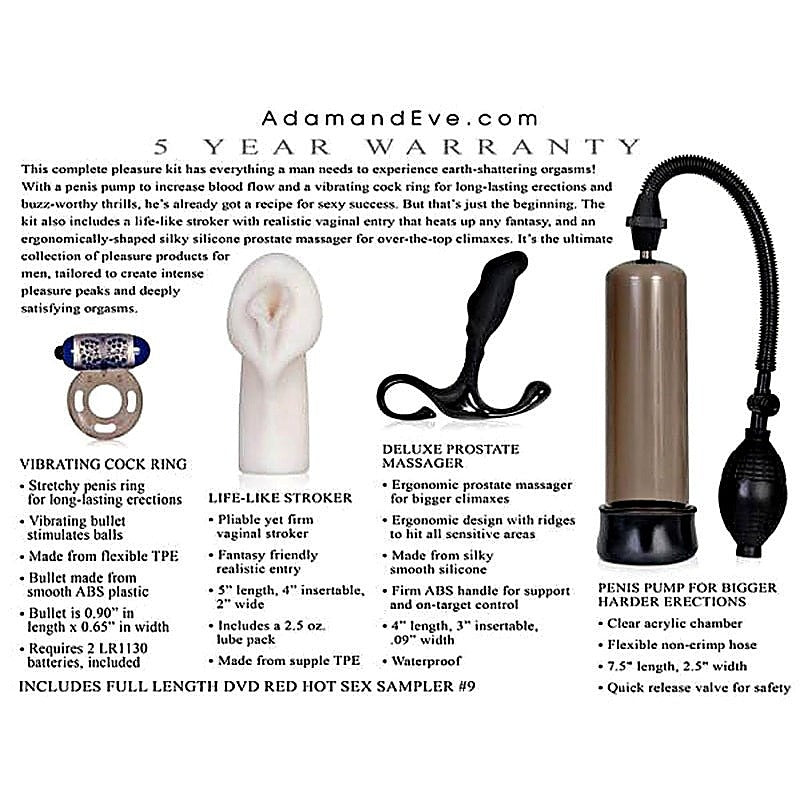 Premium All A Man Needs Kit by Adam & Eve - Sex Kits