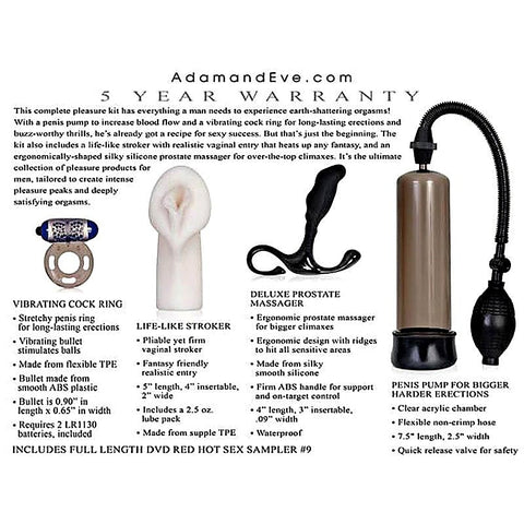 Premium All A Man Needs Kit by Adam & Eve - Sex Kits