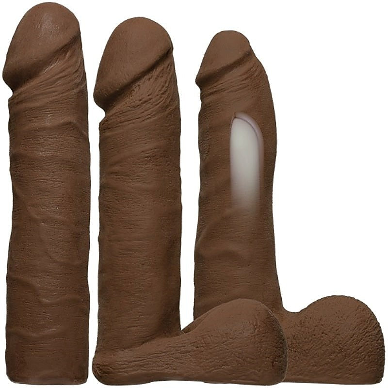 Vibrating Dual Density Ultraskyn Set by Doc Johnson - Strap On Sextoys