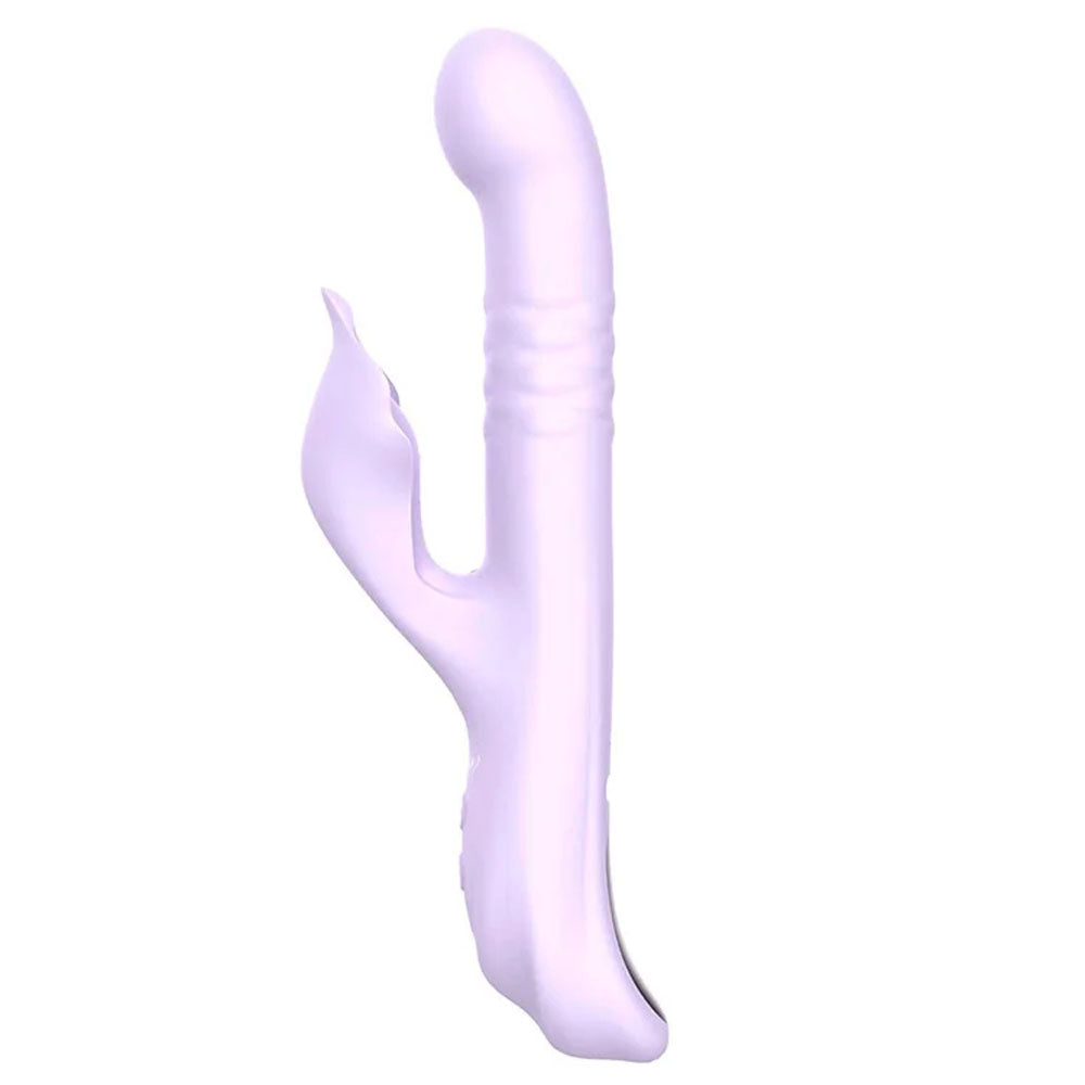 Adam & Eve EVES THROBBER Pulsating Rabbit Vibrator Purple Rabbit Vibrators