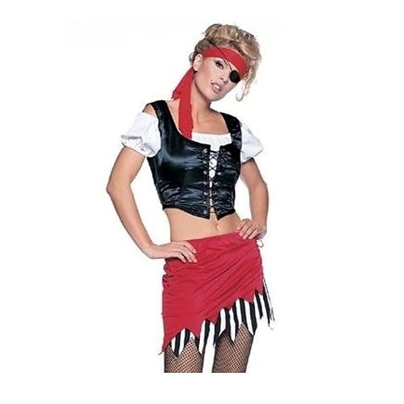 5 Piece Pirate Set Costume by Leg Avenue - Fancy Dress Ups