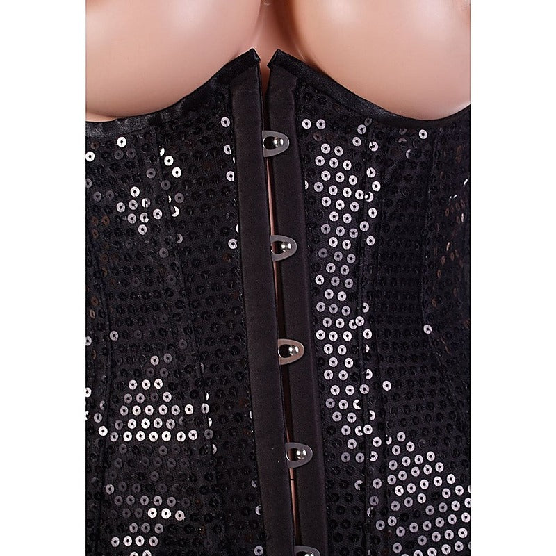 Premium Sequin Underbust Corset by Leg Avenue - Bras and Bra Sets