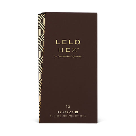 Lelo Hex Respect Hexagonal Structure Condoms - Condoms