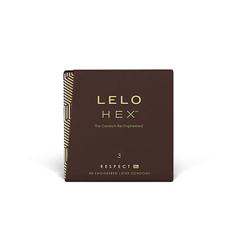 Lelo Hex Respect Hexagonal Structure Condoms - Condoms
