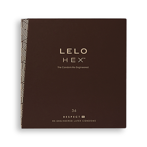 Lelo Hex Respect Hexagonal Structure Condoms - Condoms