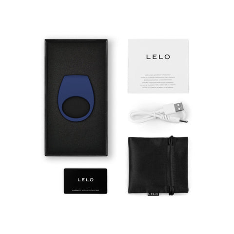 Lelo Tor 3 Multi Functions Vibrating Silicone Cock Ring - Cock Rings