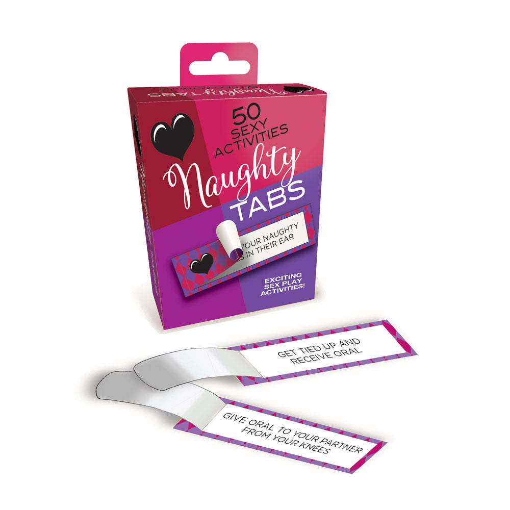 Little Genie Naughty Tabs Set Of 50 Sexy Suggestions Adult Card Game Party Gifts and Novelties