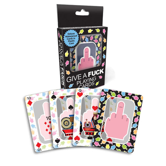 Little Genie Give A Fuck Waterproof Novelty Playing Cards Default Title Sex Games, Coupons and Tricks