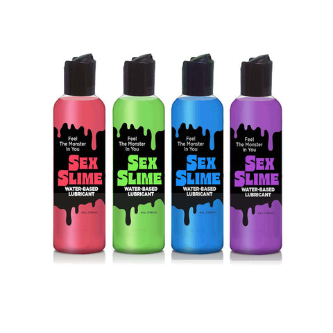 Little Genie Sex Slime Water Based Adult Lubricant Purple - Water Based Lubes