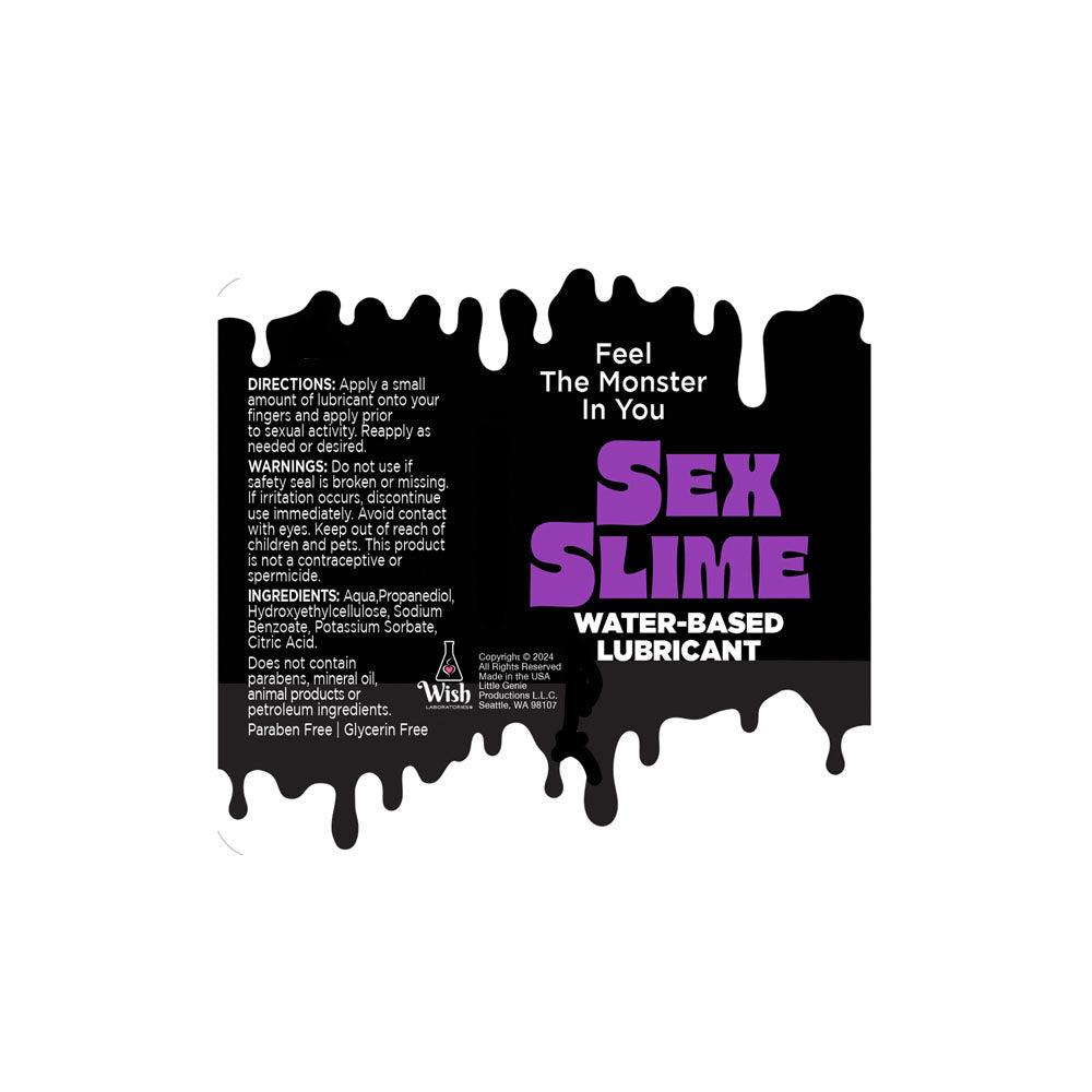 Little Genie Sex Slime Water Based Adult Lubricant Purple Water Based Lubes