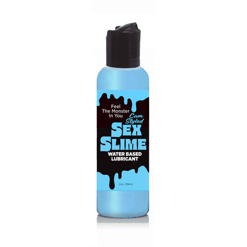 Little Genie Sex Slime Cum Style Water Based Lubricant Blue - Water Based Lubes