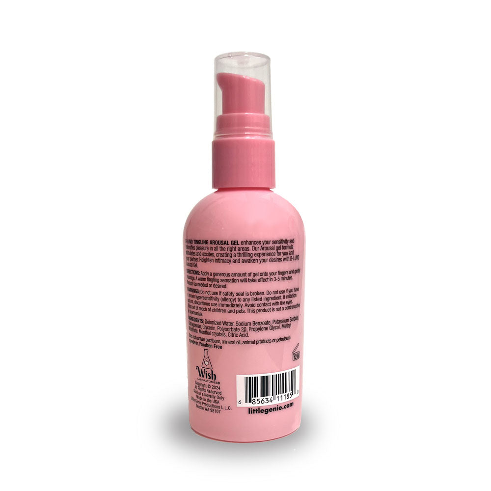 Little Genie B-LUVD Tingling Water Based Arousal Gel 118 ml Water Based Lubes