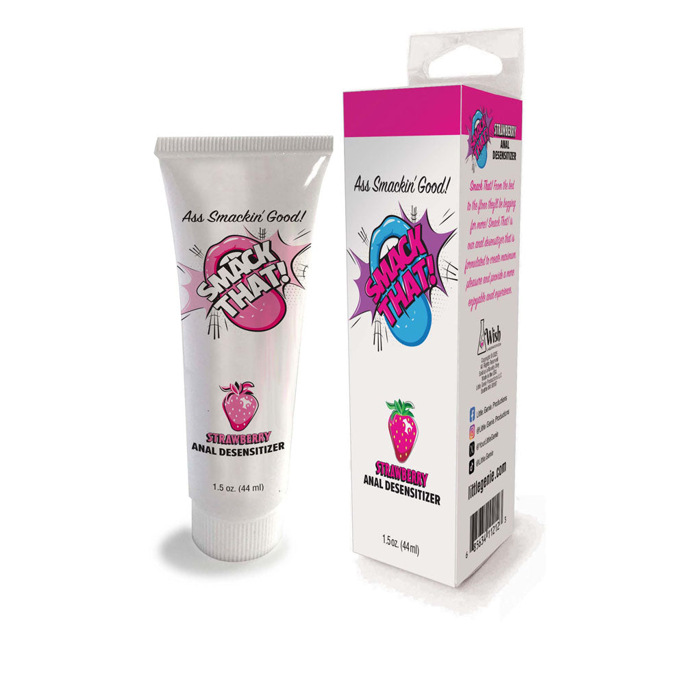 Little Genie Smack That! Cooling Anal Desensitiser 44ml Strawberry Anal Lubes