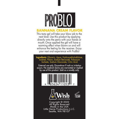 Little Genie ProBlo Oral Pleasure Flavoured Blowjob Gel 29 ml - Massage Oils and Lubricants